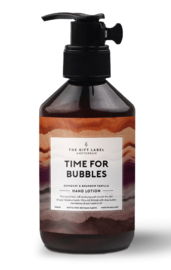 The Gift Label Handlotion "Time for bubbles"