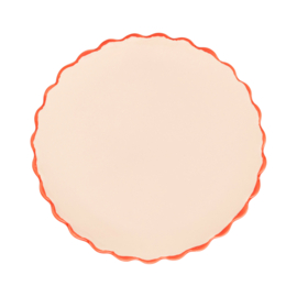 Urban Nature Culture Good Morning Sculpted Plate small | old pink