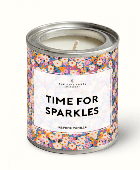The Gift Label Candle "Time for Sparkles"