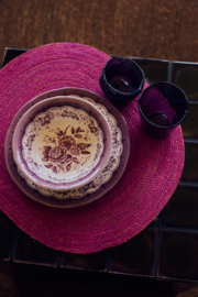 HKliving Sunday Ceramics Bowl "Purple" PER STUK