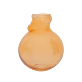 Urban Nature Culture Vase Quirky C Apricot Nectar | Glazenvaas perzik geel