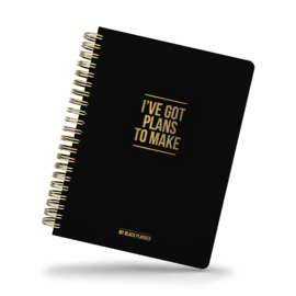 Collective Warehouse My Black Planner "I've got plans to make"