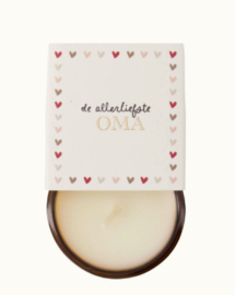 Zusss Geurkaarsje in wikkel "De allerliefste oma"