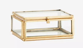 Madam Stoltz Glasbox XS gold | glasbox XS goud