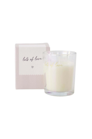 Zusss Geurkaars in glas "Lots of love"