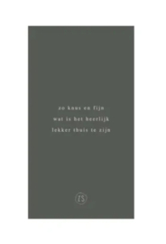 Zusss Servetten "Zo knus en fijn" | antraciet