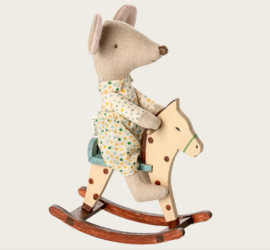 Maileg Rocking Horse Mouse | spotted