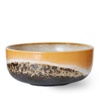 HKliving 70's Ceramics Tapas bowl "Crystal' | Fire