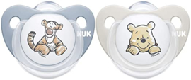 Disney winnie de pooh  spenen 2 stuks 0-6 mnd