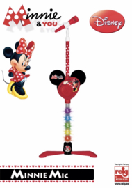 Minnie mouse Microfoon met led verlichting op standaard