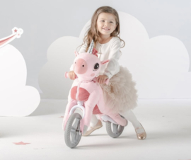 Pony loopfiets unicorn rose 1-4 jaar