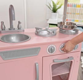 Roze  speelgoed keuken incl accessoires