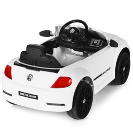 VW Beetle wit  12v met afstandsbediening