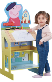 Peppa pig kastje schoolbord ezel hout