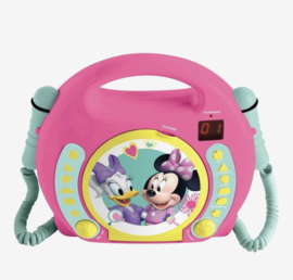 Minnie mouse Radio cd speler met 2 microfoons