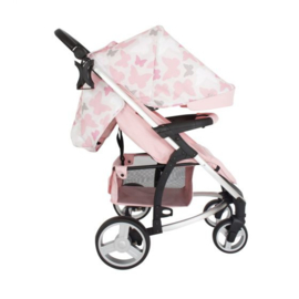 Buggy Butterfly roze luxe uitvoering