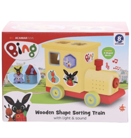 Bing houten trein met muziek en puzzel