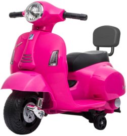 Vespa roze 6v met rugleuning