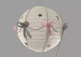 Exclusieve Ballonnen lamp me to you roze grijs