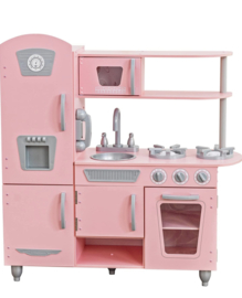Roze  speelgoed keuken incl accessoires