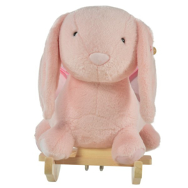 Hobbel konijn roze met muziek