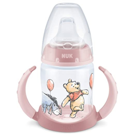 Pooh roze  fles NUK 150ml (6-18 mnd )