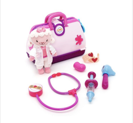 Doc mcstuffins dokters tas incl accessoires en lammie