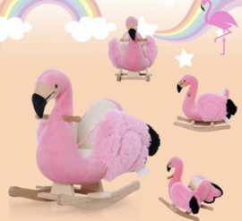 Luxe hobbel flamingo met gordel