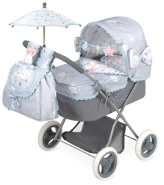 Spaanse poppenwagen middel incl tas en parasol 2019/20