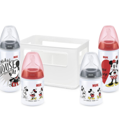 Minnie Disney flessen set 4 delig in kratje