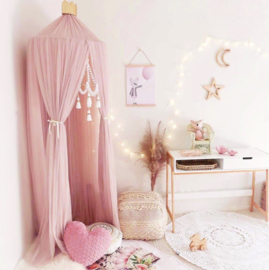 Prinsessen hemel/ tent... roze incl led verlichting
