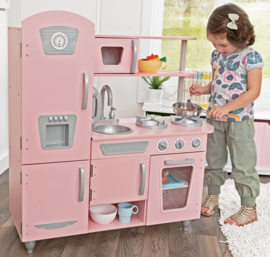 Roze  speelgoed keuken incl accessoires