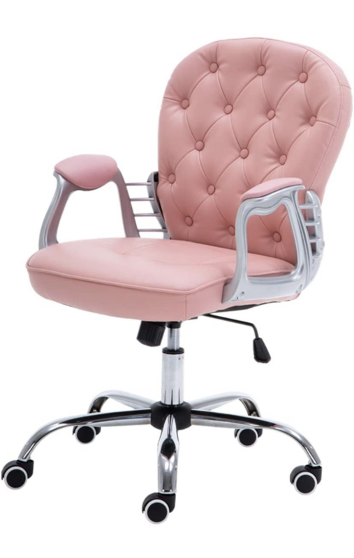 Vrijwel winkel ik heb het gevonden Roze Ergonomische bureaustoel knopen eco leder | Kindermeubels, lampen en  accessoires voor de kinderkamer | Www.babyperfect.nl
