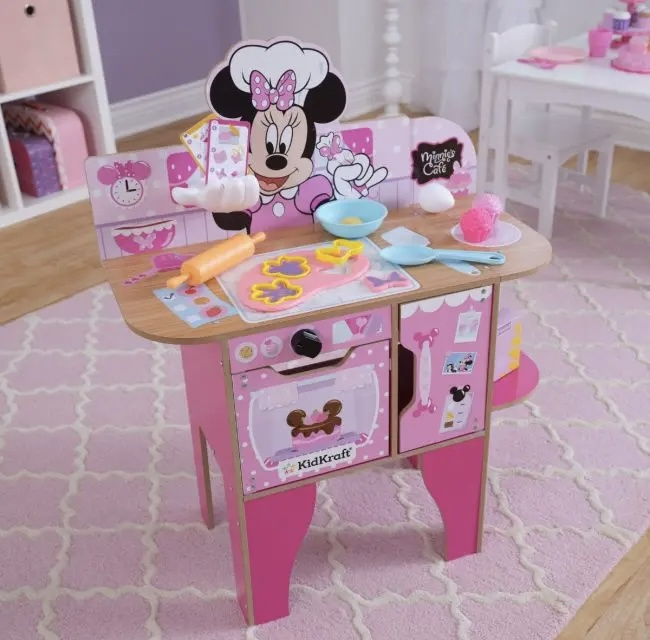 kanker Pracht schakelaar Houten Minnie mouse keuken incl accesoires Disney | Speelgoedkeukens /  speel winkels | Www.babyperfect.nl