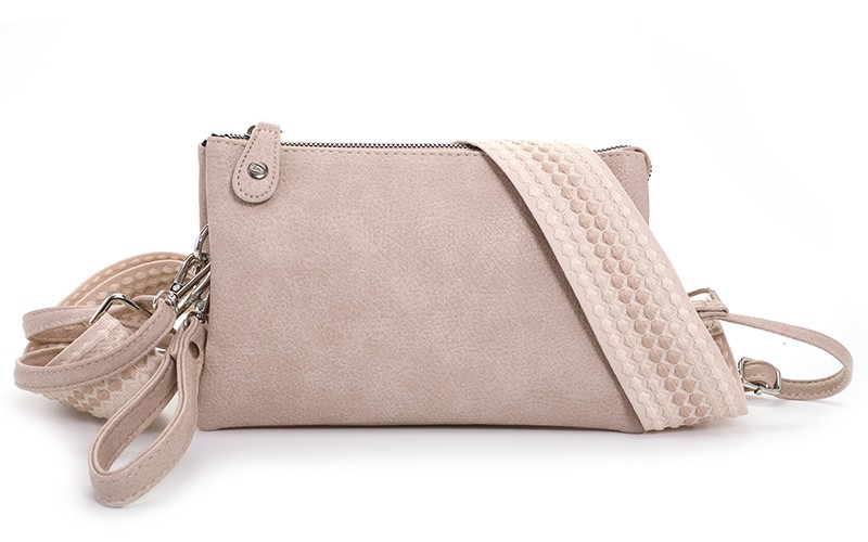Light Taupe New York schoudertasje