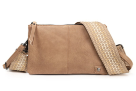 Camel Castel Schoudertasje/Crossbody