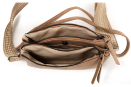 Camel Castel Schoudertasje/Crossbody