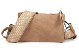 Camel Castel Schoudertasje/Crossbody