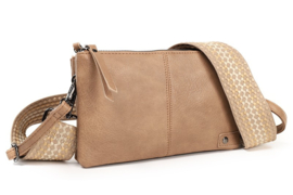 Camel Castel Schoudertasje/Crossbody