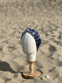 Hair bandeau ‘ Ocean zigzag pattern ’