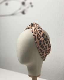 Hair bandeau ‘Suede Leo’