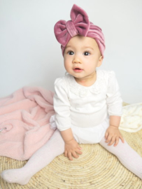 Mini-Turban bow ‘pink’