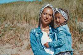 TWINNING MOM + KID ‘beige linen leo’