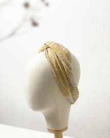 Hair bandeau ‘Yellow palm’