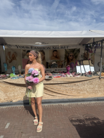 Hair bandeau ‘ Brown linnen’
