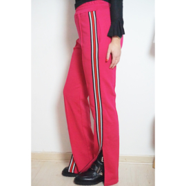 SPLIT STRIPED JOGGING