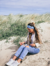 Hair bandeau ‘ Light Jeans’