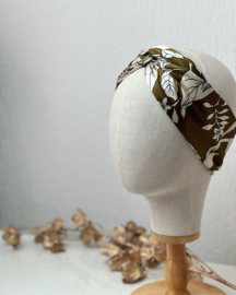 Hair bandeau ‘ Gold blossoms ’