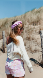 Hair bandeau ‘Pink diamond’