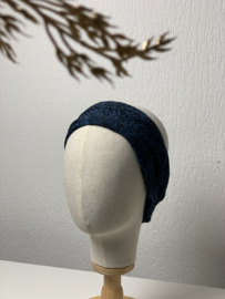 Hair bandeau ‘Dark blue snake ’